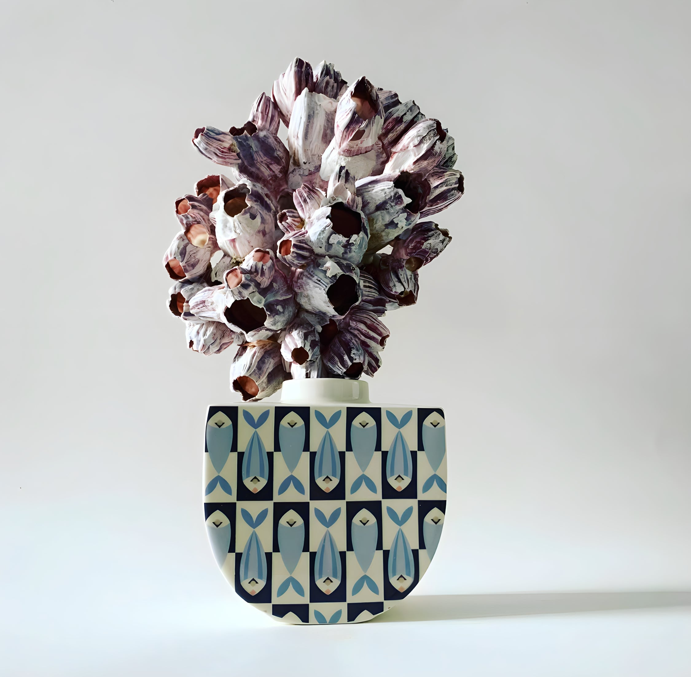School Boat Vase