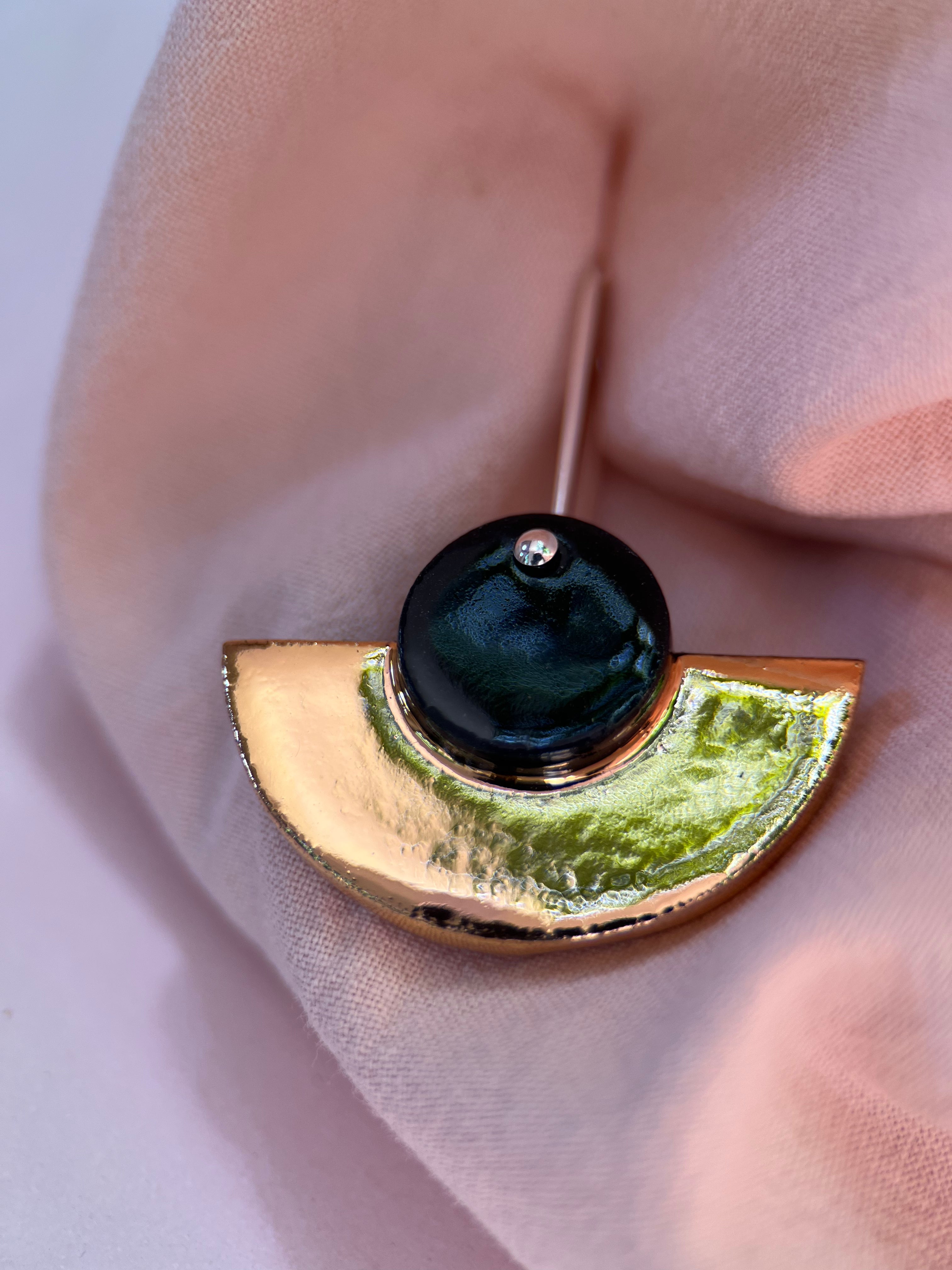 Crescent Drop Earrings (2nd's quality)