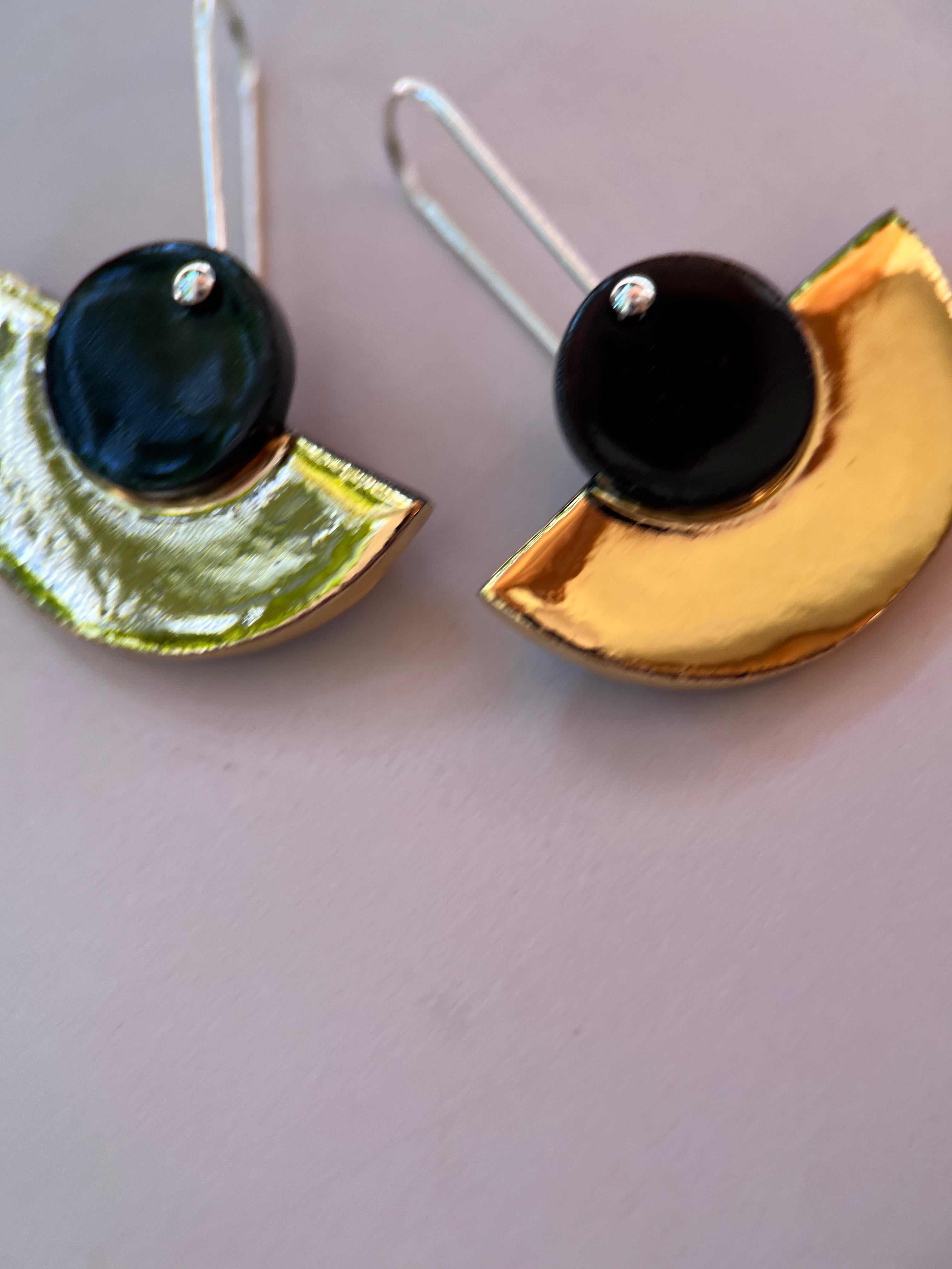 Crescent Drop Earrings (2nd's quality)