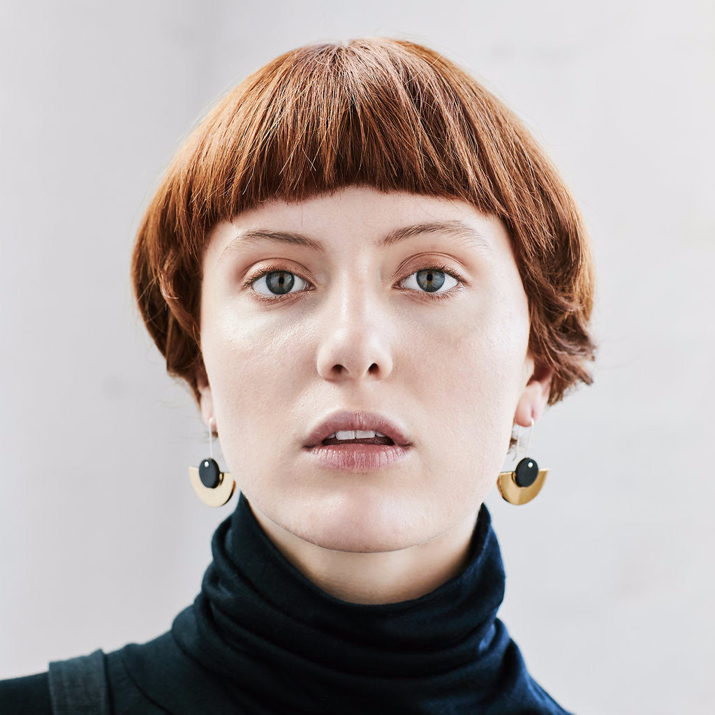 Crescent Drop Earrings (2nd's quality)