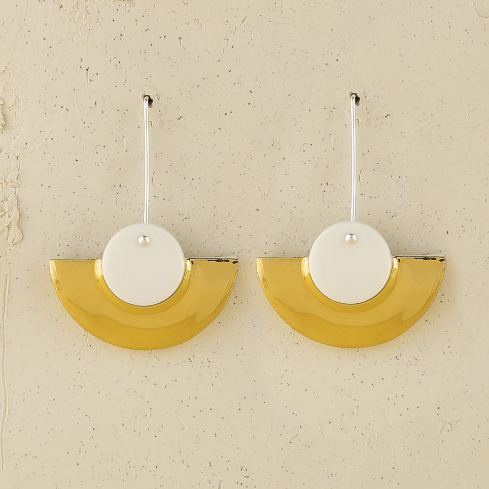 Crescent Drop Earrings