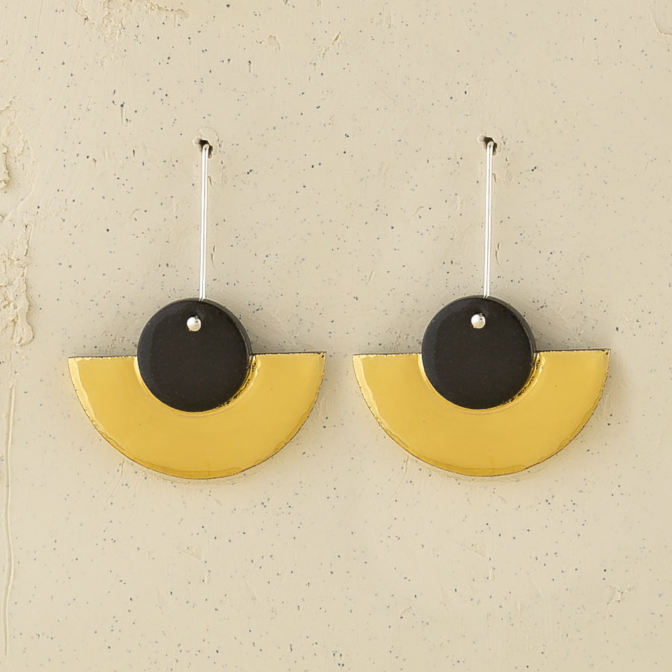 Crescent Drop Earrings
