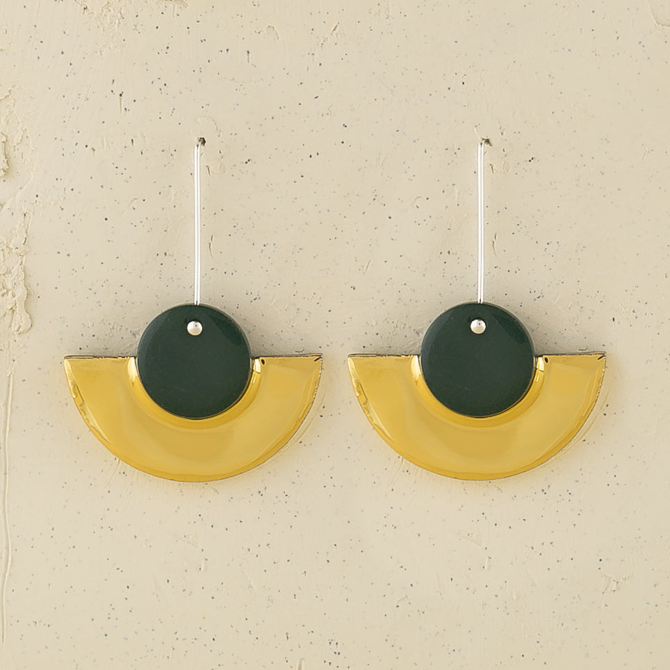 Crescent Drop Earrings