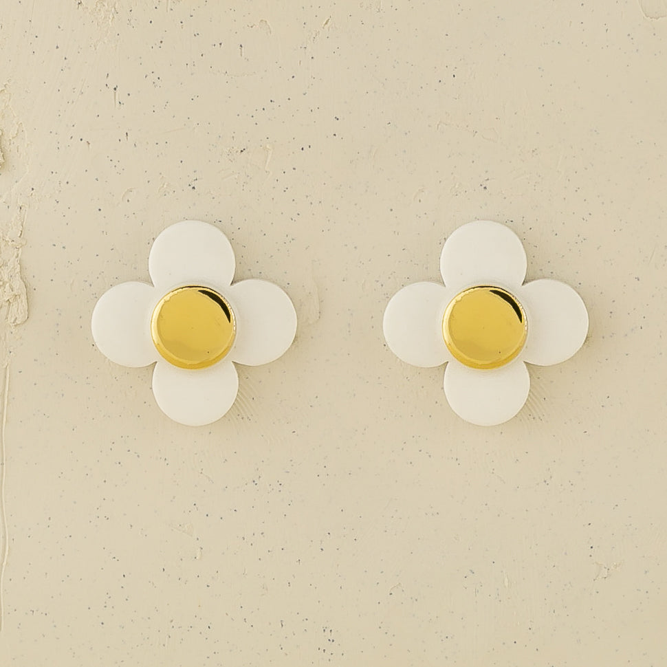 Big Flower Studs