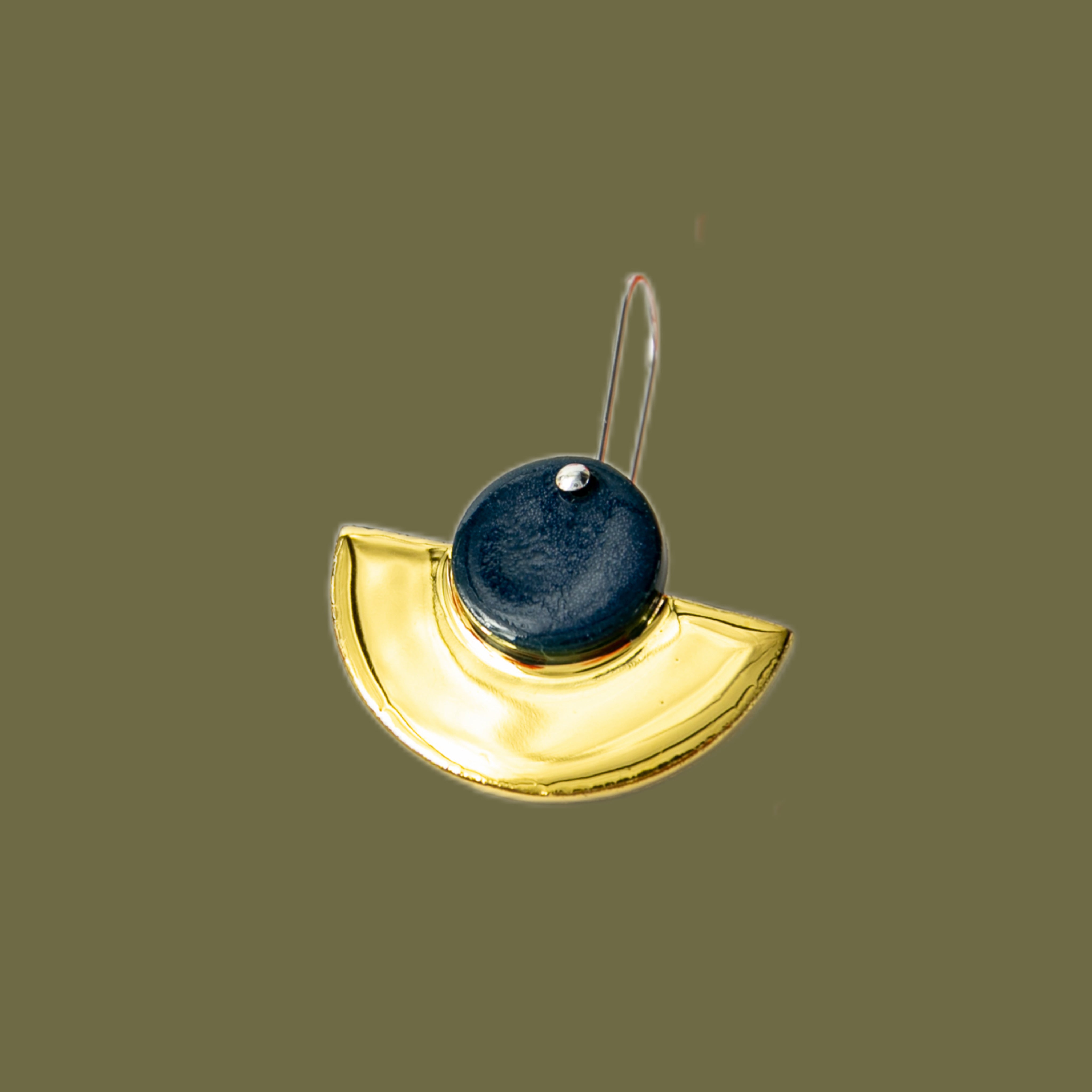 Crescent Drop Earrings