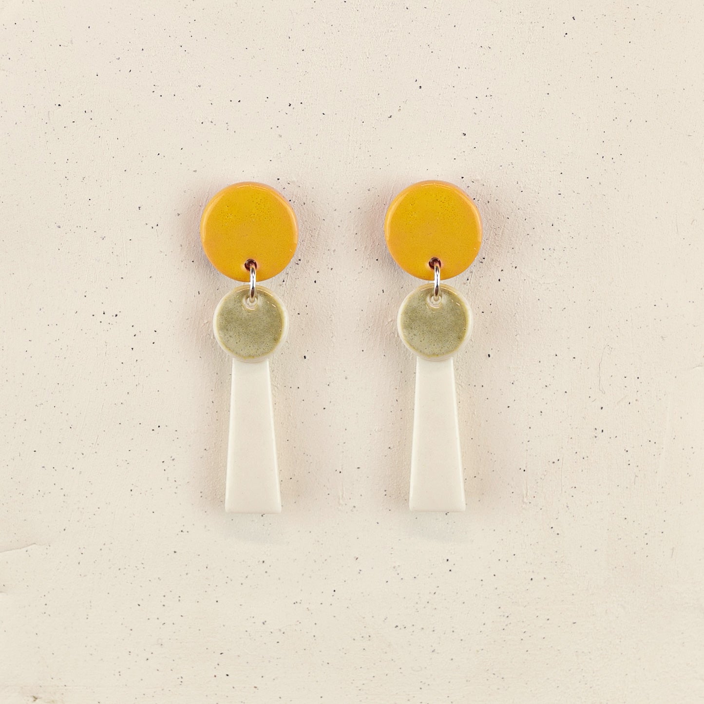 Yellow Tassel Earrings