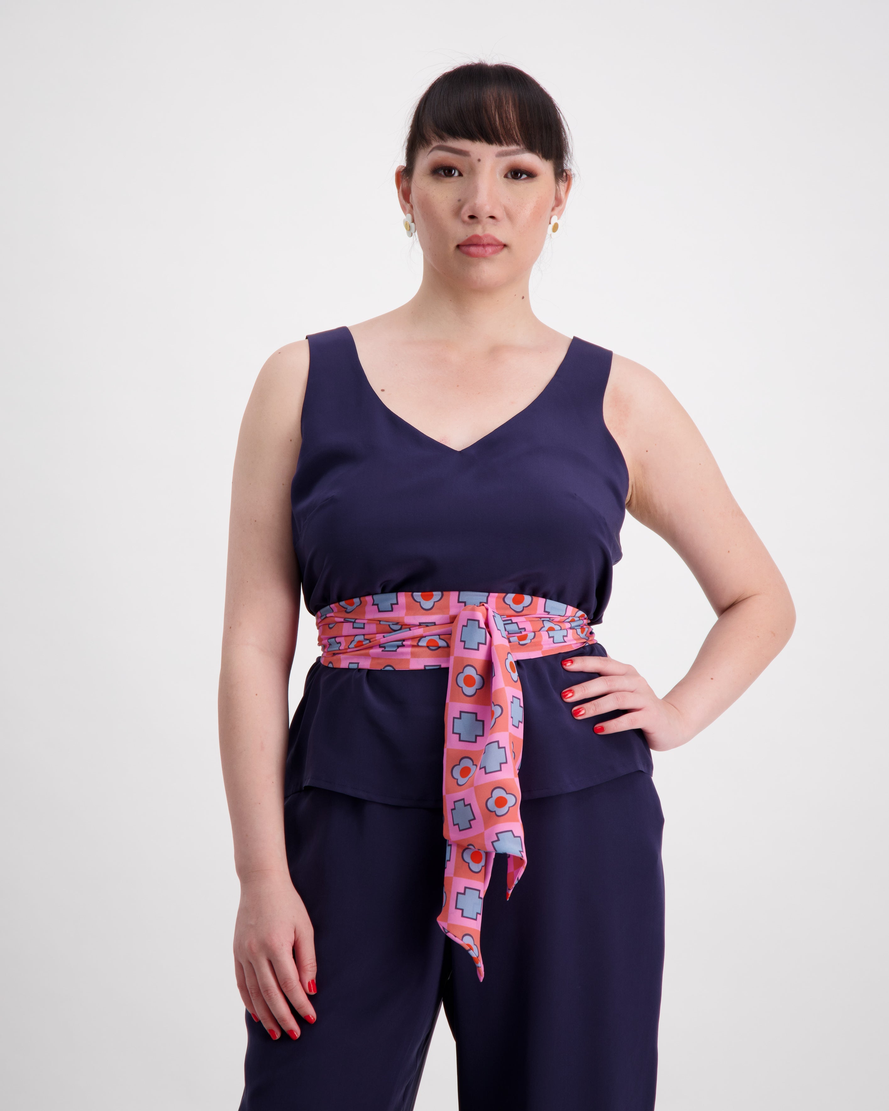Spring Lunch Belt/Long Scarf